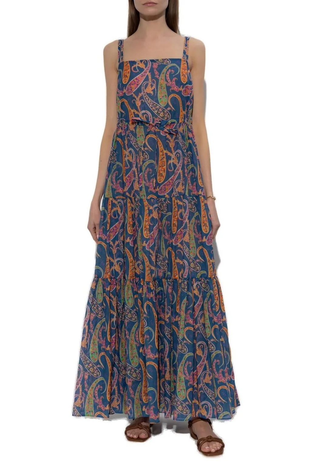 Paisley Printed Maxi Dress