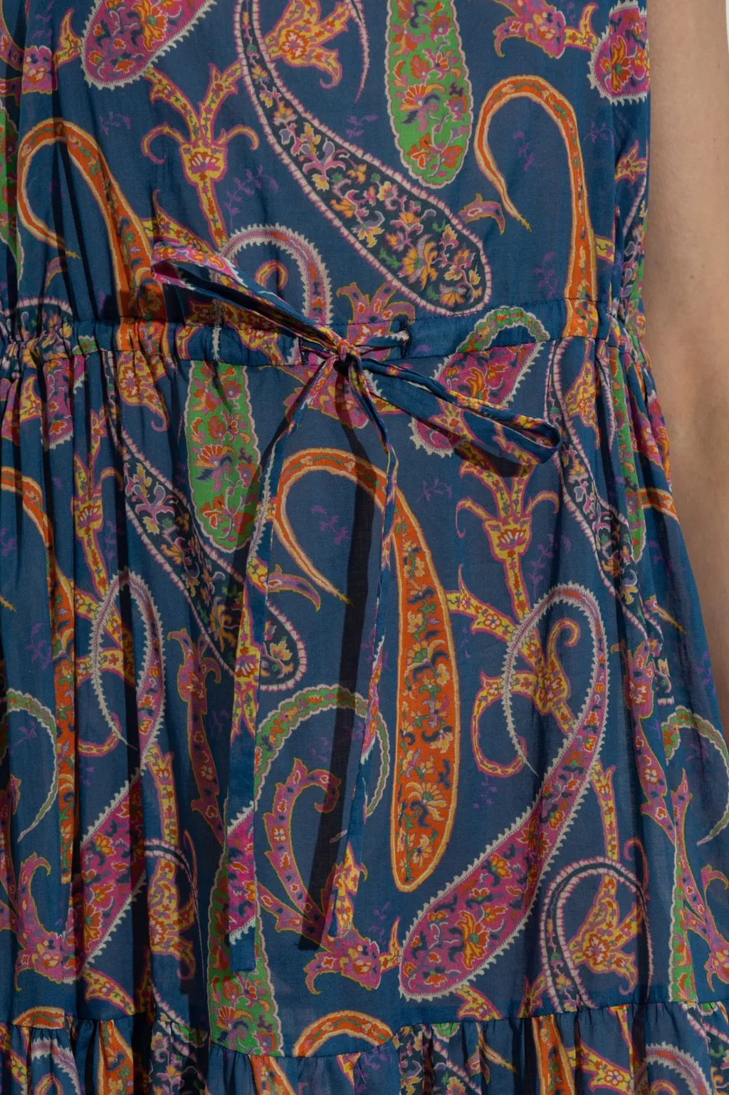 Paisley Printed Maxi Dress