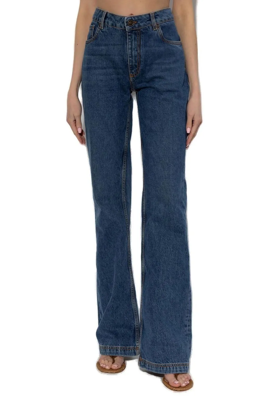 Pegaso Embroidered Flared Jeans