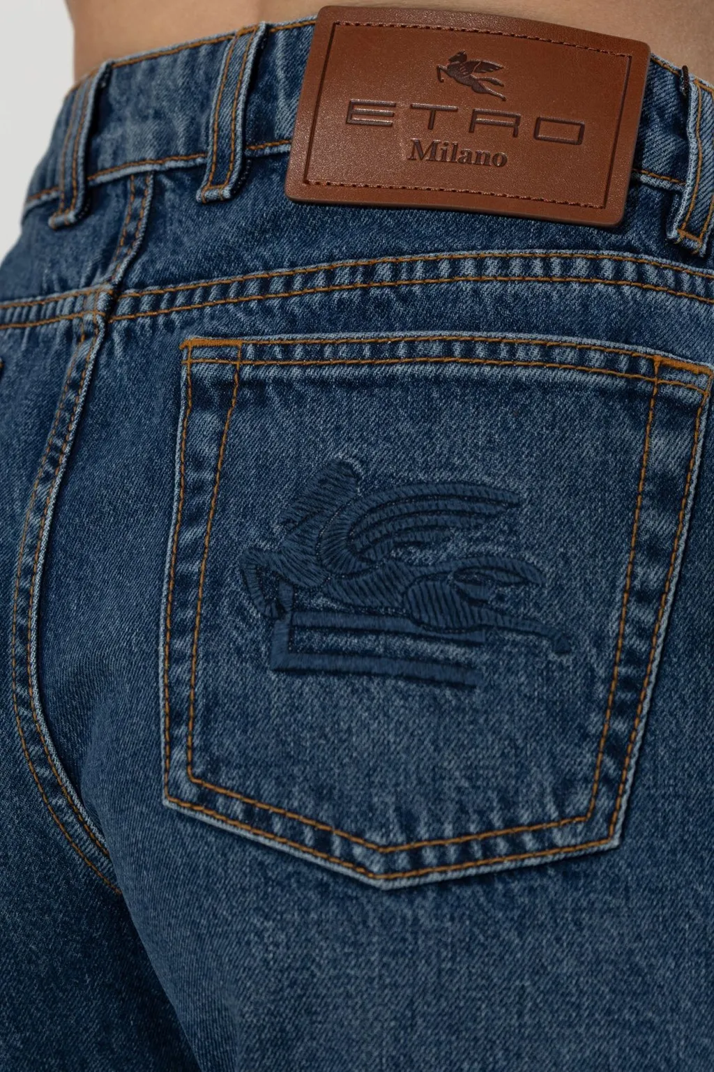 Pegaso Embroidered Flared Jeans