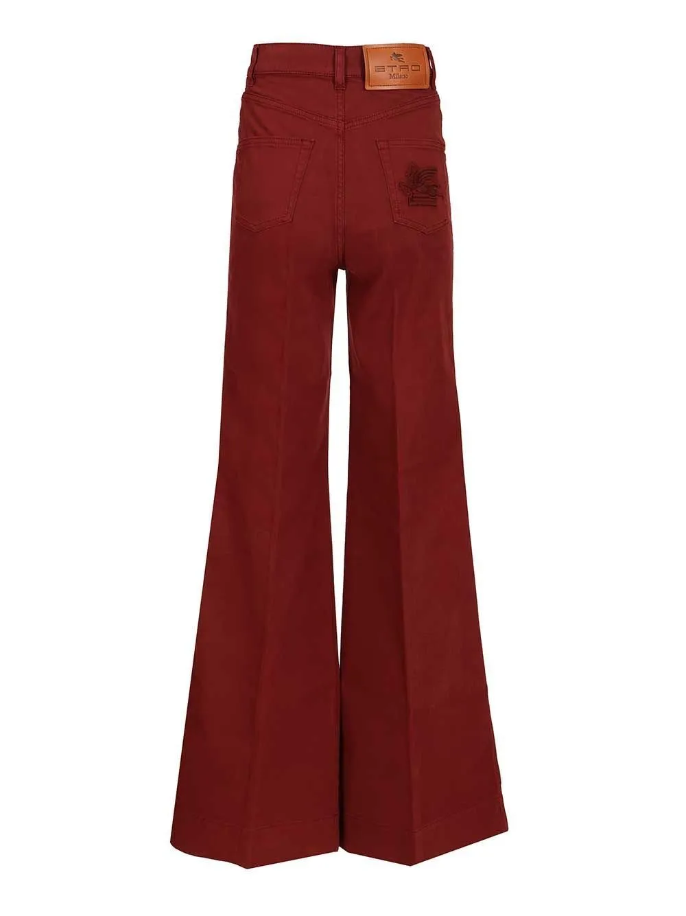 Pegaso Button Flared Denim Jeans