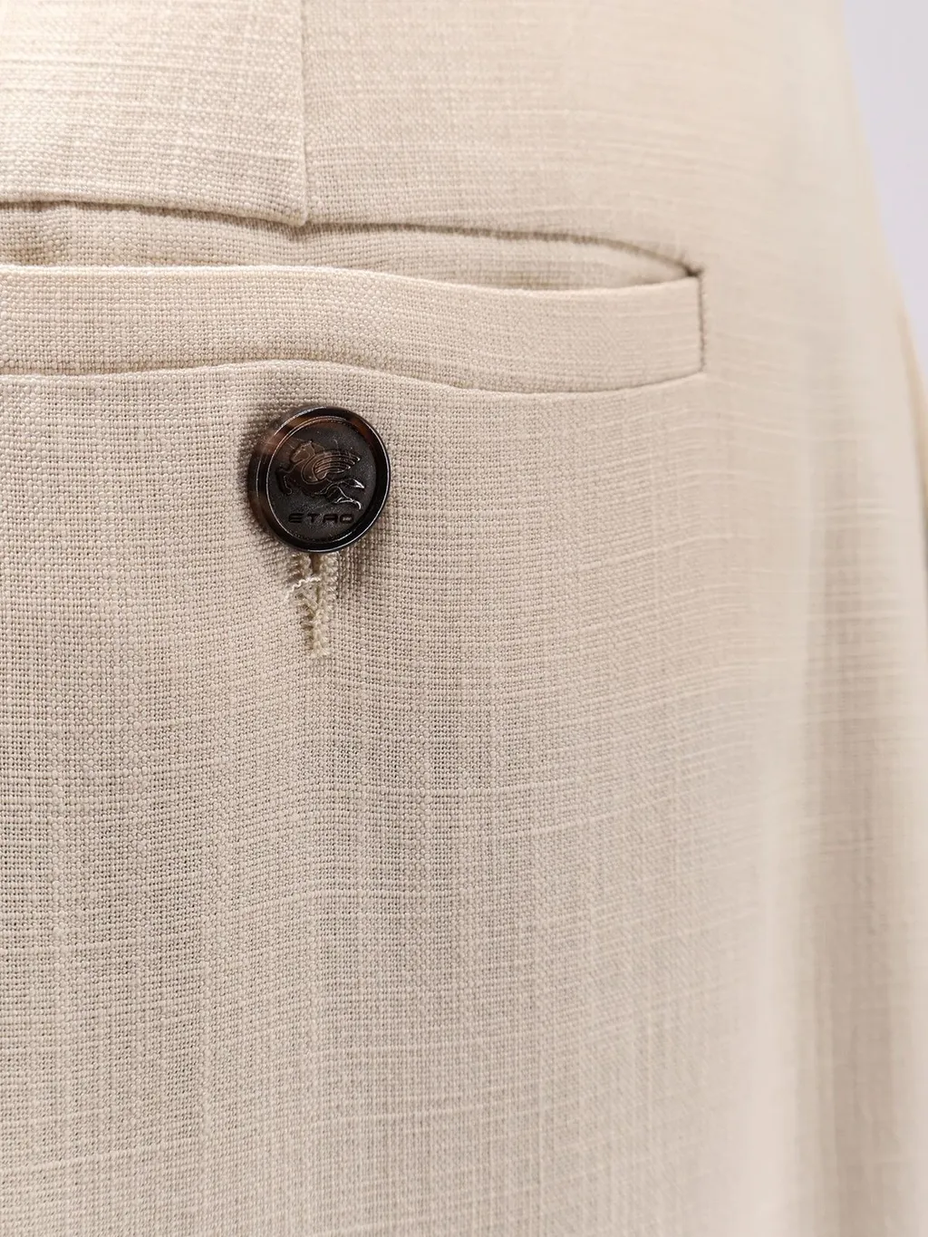 Wide-Leg Pleat Trousers