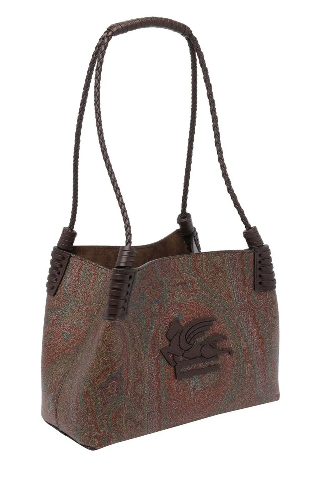 Small Arnica Libra Paisley Top Handle Tote Bag