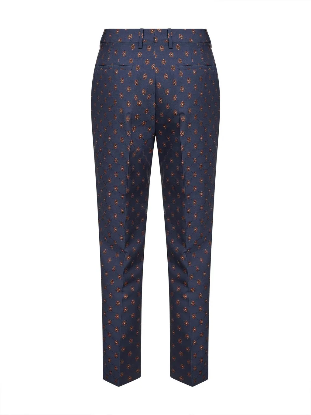 Geometric-Printed Trousers