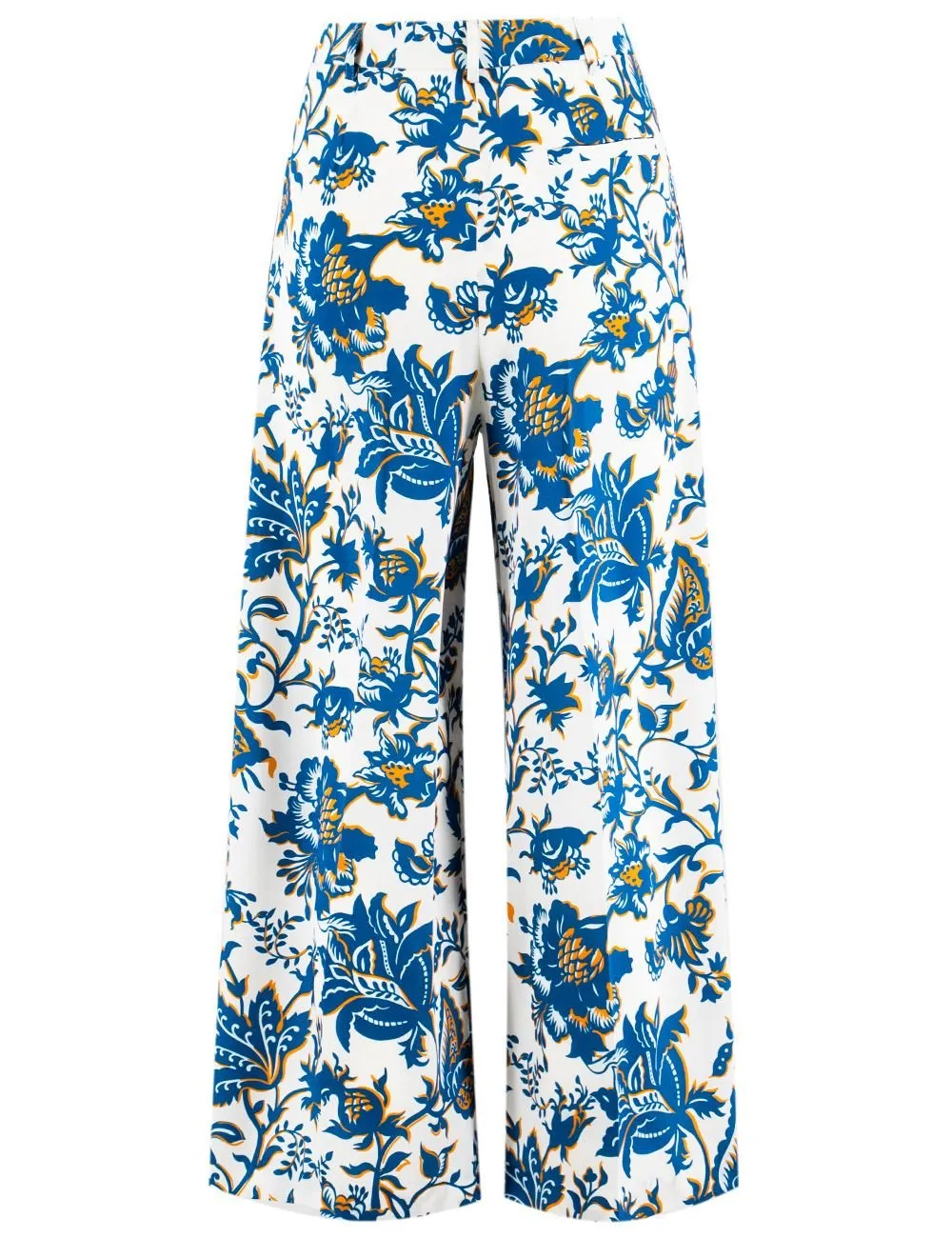 Cropped Floral Trousers