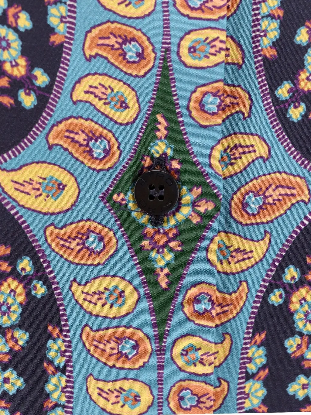 Paisley-Print Buttoned Shirt