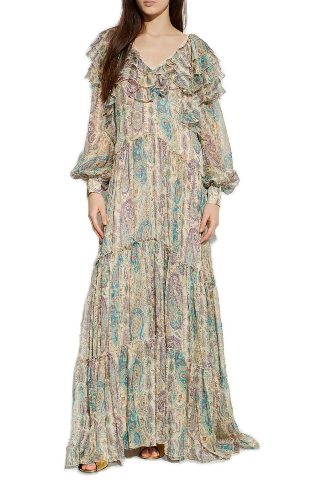 V-Neck Maxi Dress