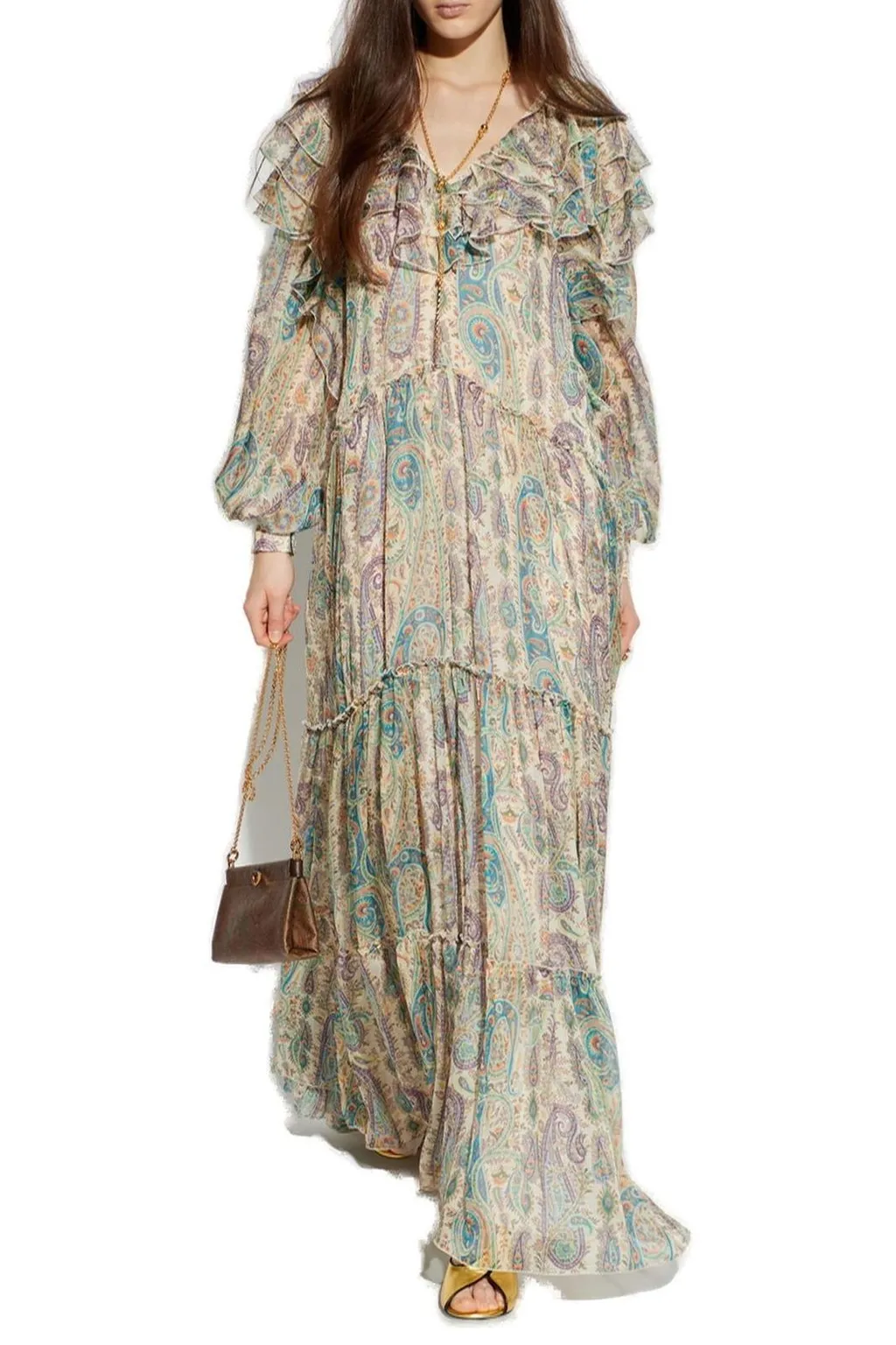 V-Neck Maxi Dress