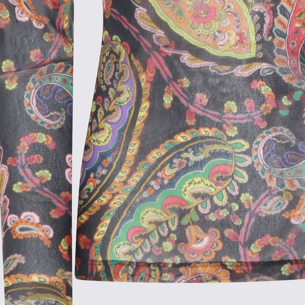 Paisley Printed Top
