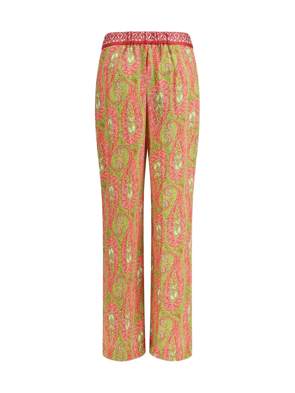 Paisley Printed Bootcut Trousers