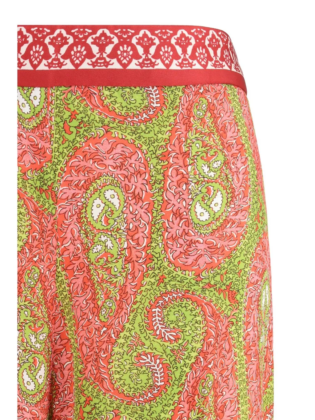 Paisley Printed Bootcut Trousers