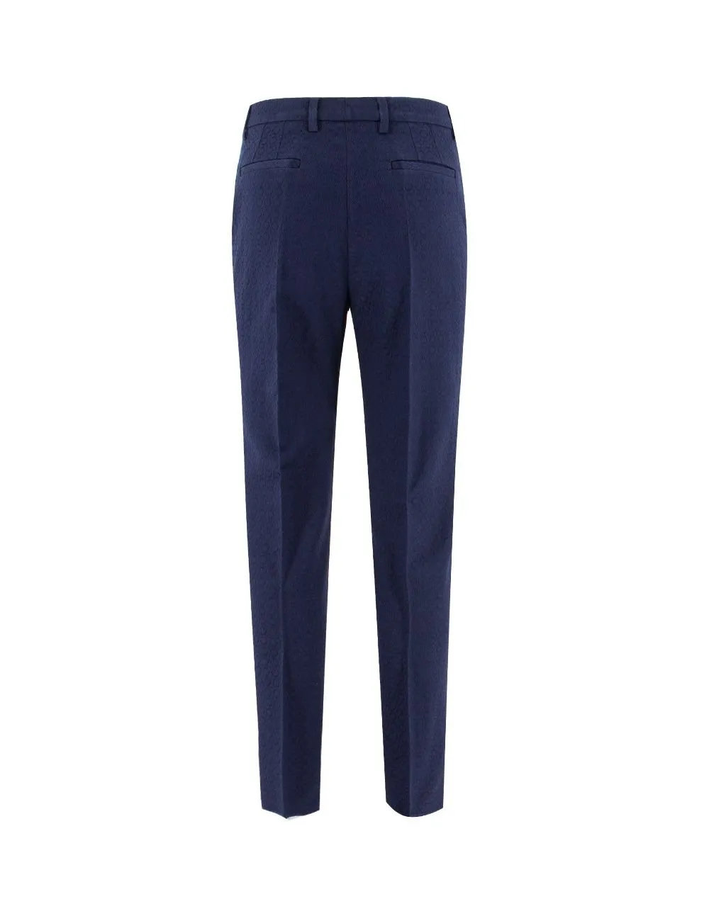 Tapered-Leg Cropped Trousers