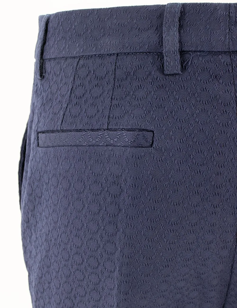 Tapered-Leg Cropped Trousers