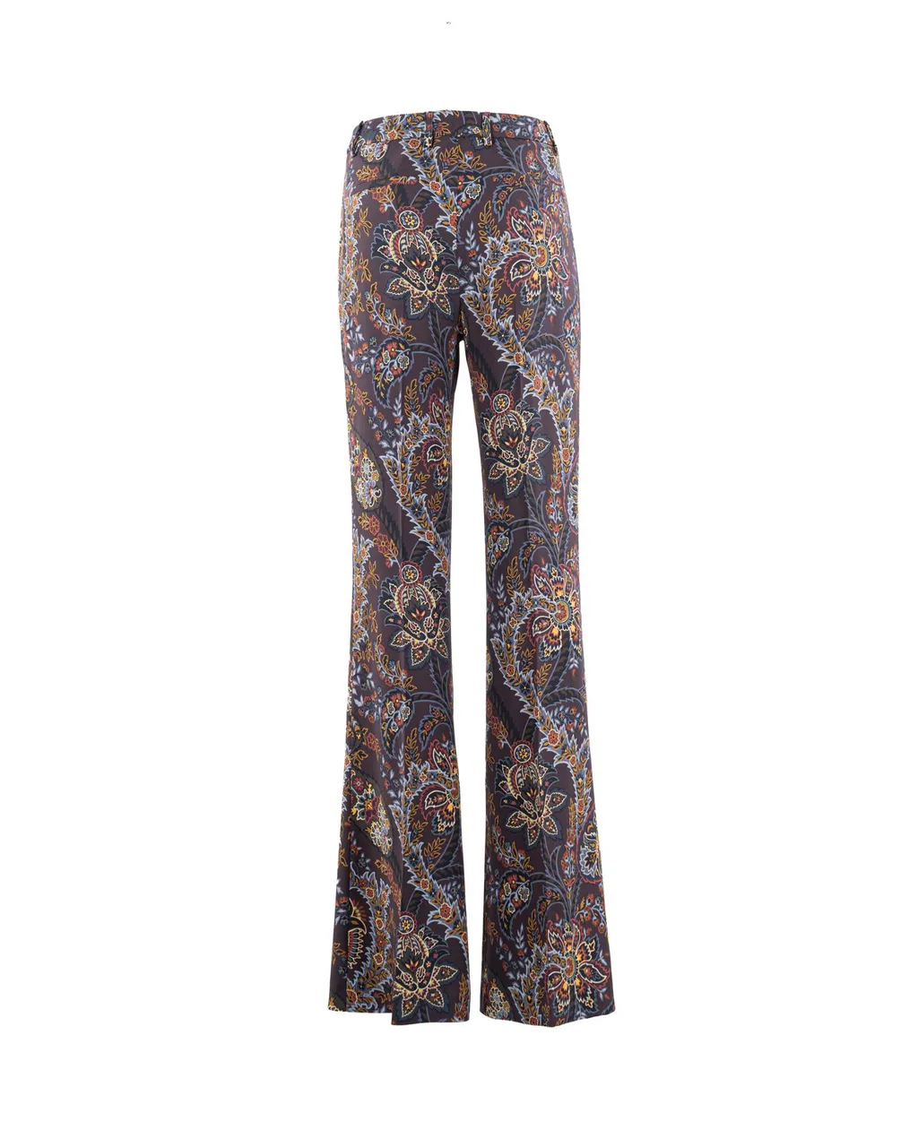 Paisley Printed Cady Trousers