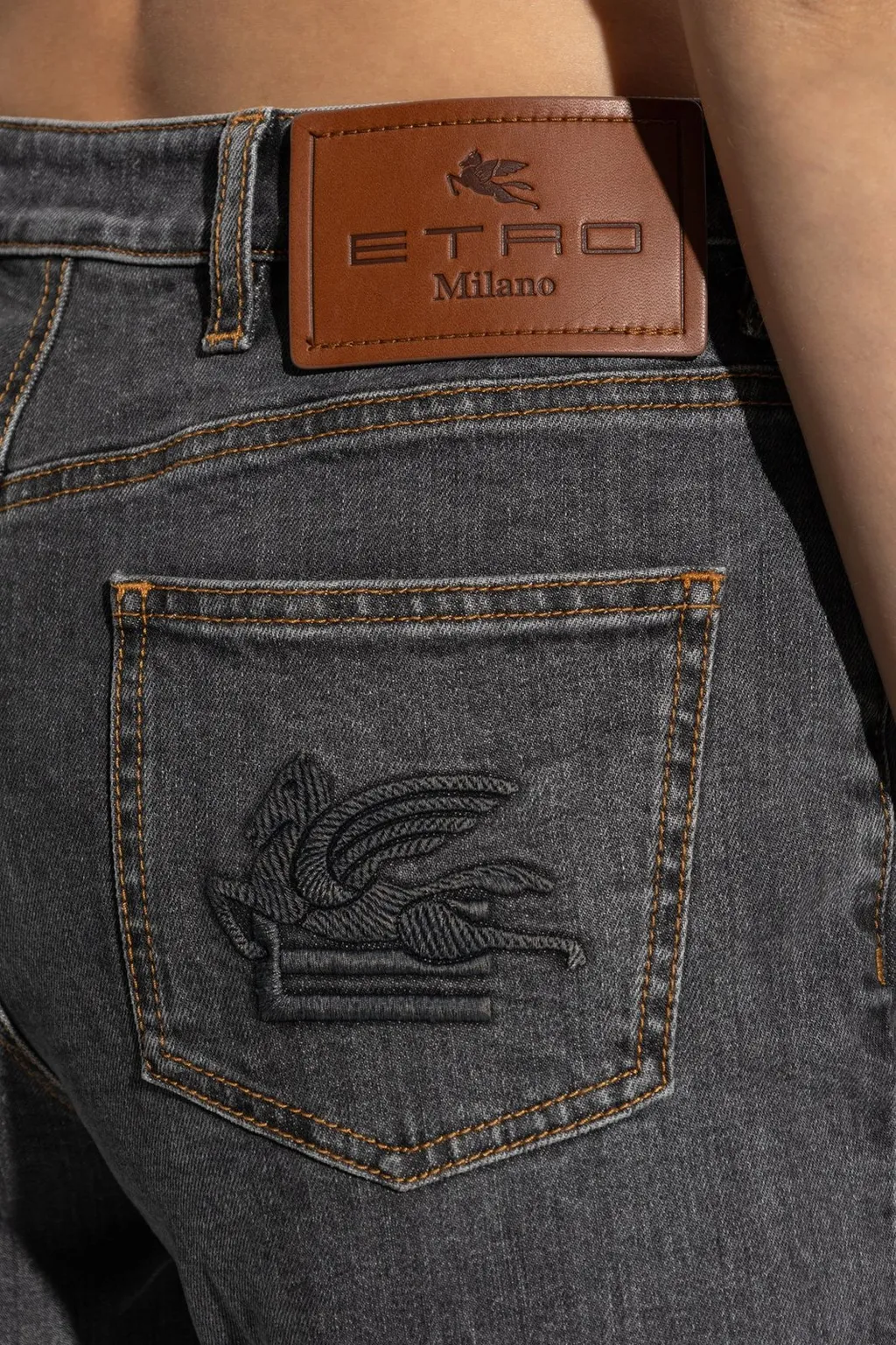 Pegaso Embroidered Jeans