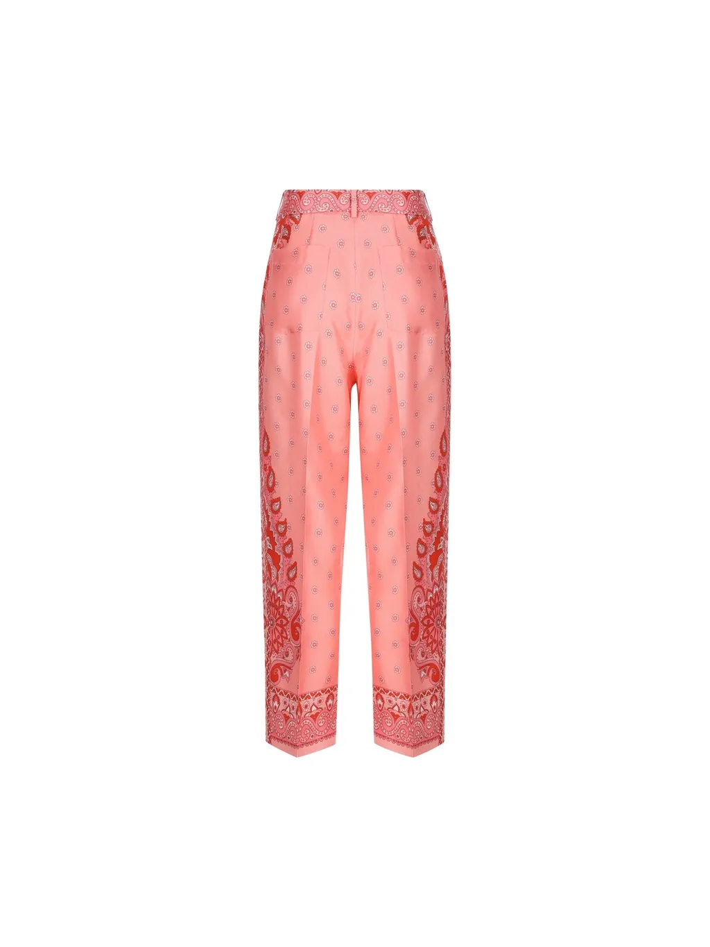 Floral-Printed Tailored Trousers