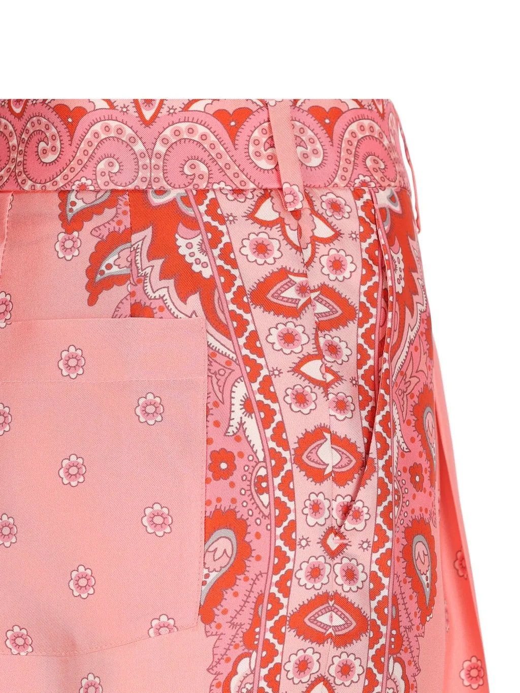 Floral-Printed Tailored Trousers