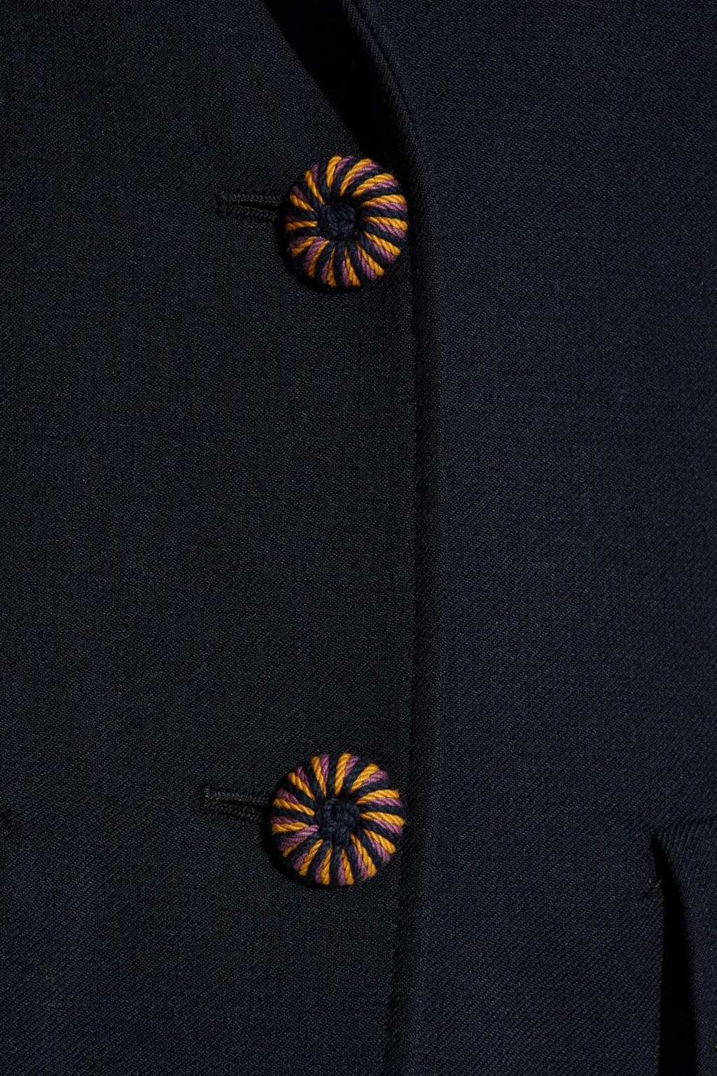 Long Sleeved Mid Length Coat