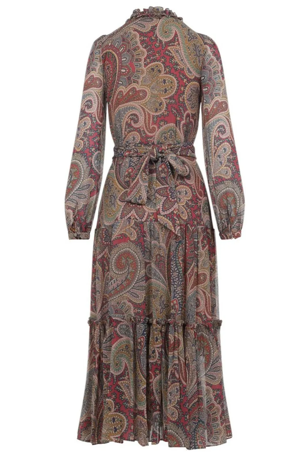 Paisley Printed Midi Dress