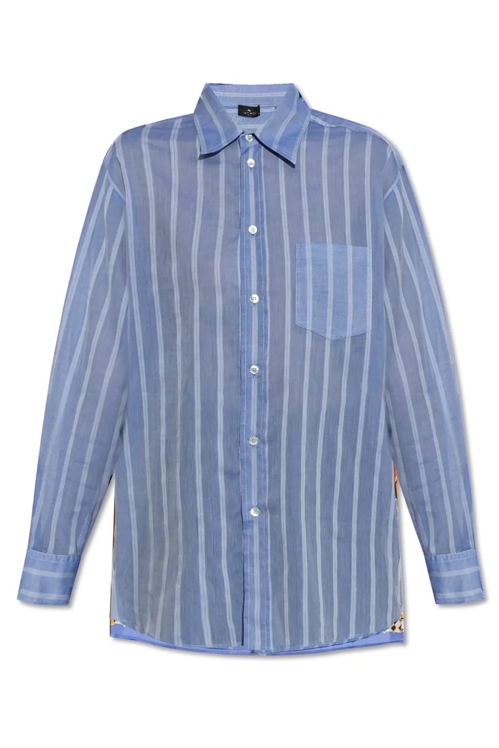 Graphic Printed Striped Shirt