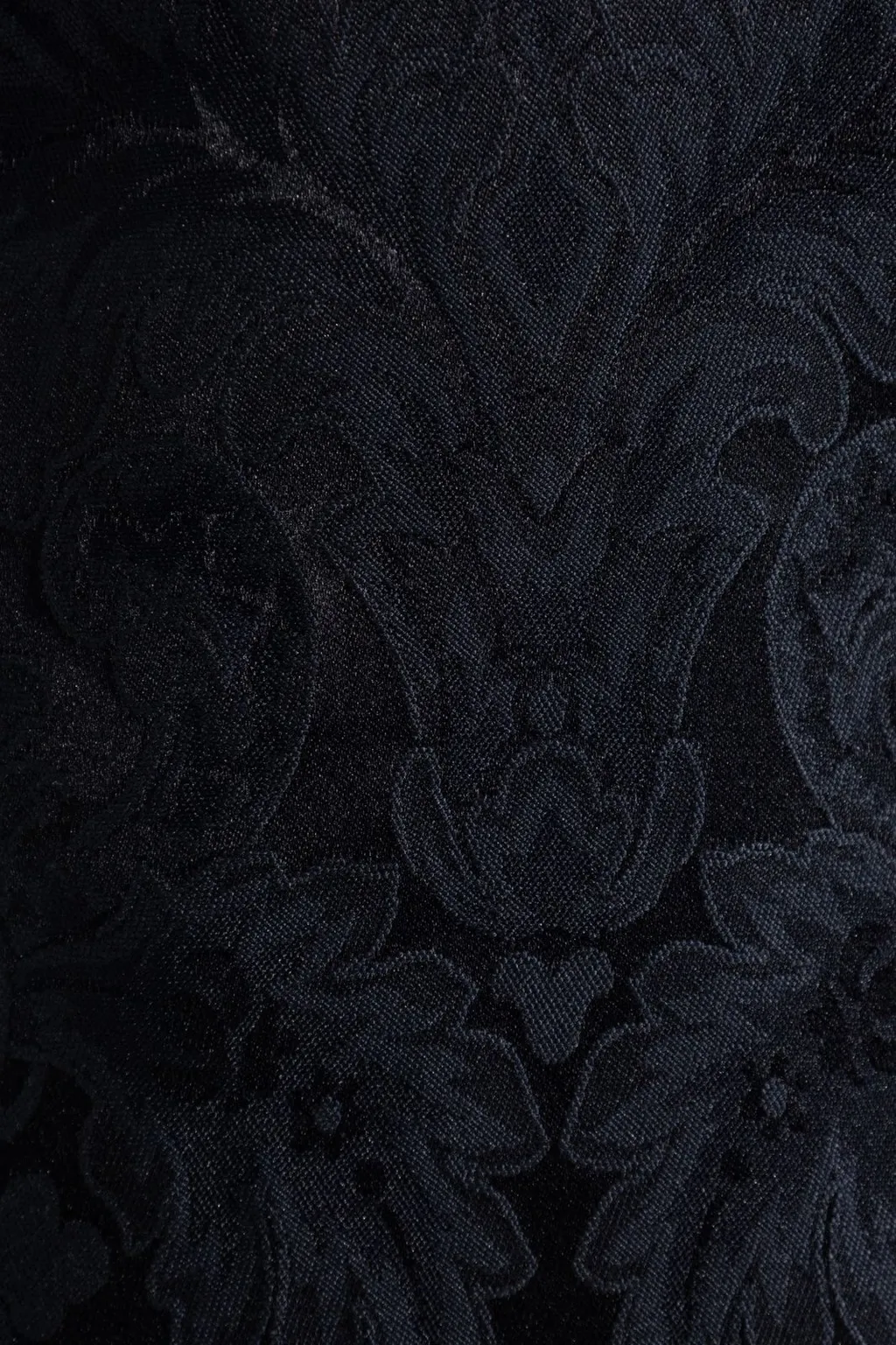 Paisley Pleated Straight Leg Pants