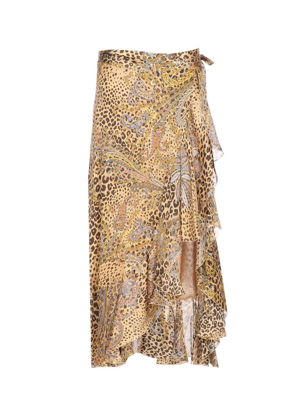 Peau D'ange Printed Midi Skirt