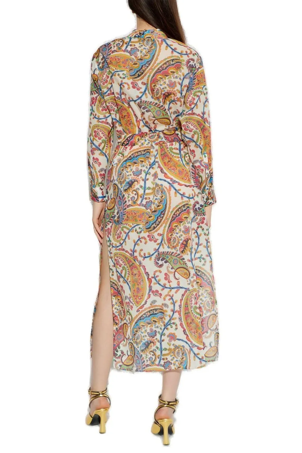 Paisley Printed Midi Dress