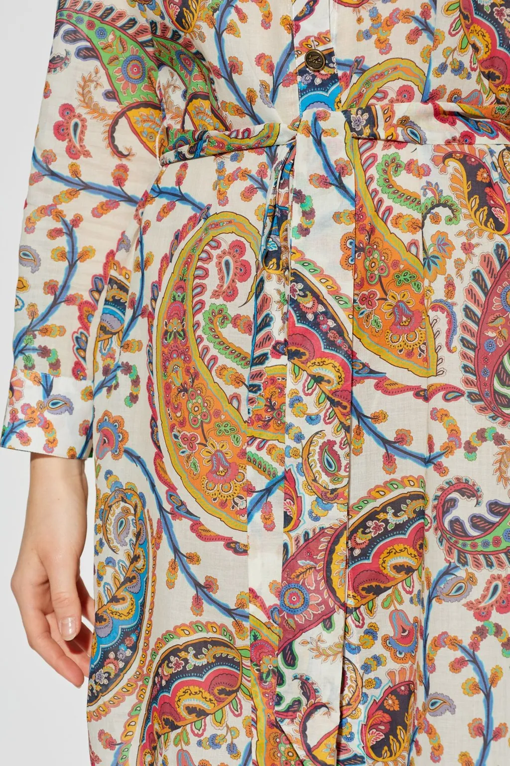Paisley Printed Midi Dress