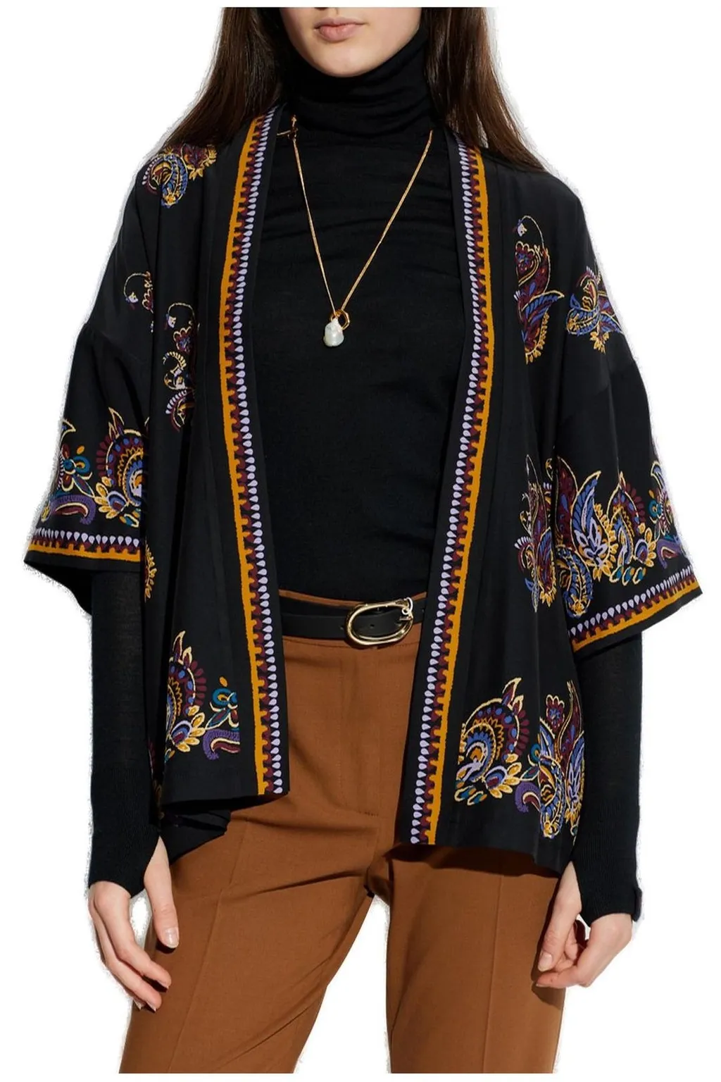 Paisley Printed Kimono