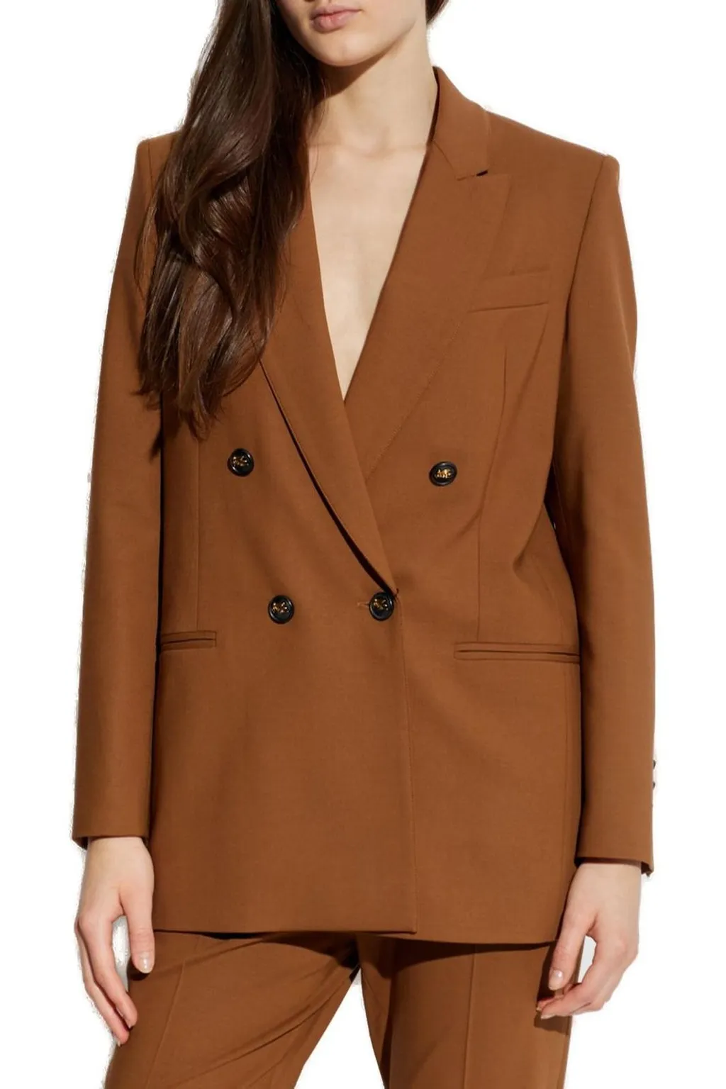 Double-Breasted Long Sleeved Blazer