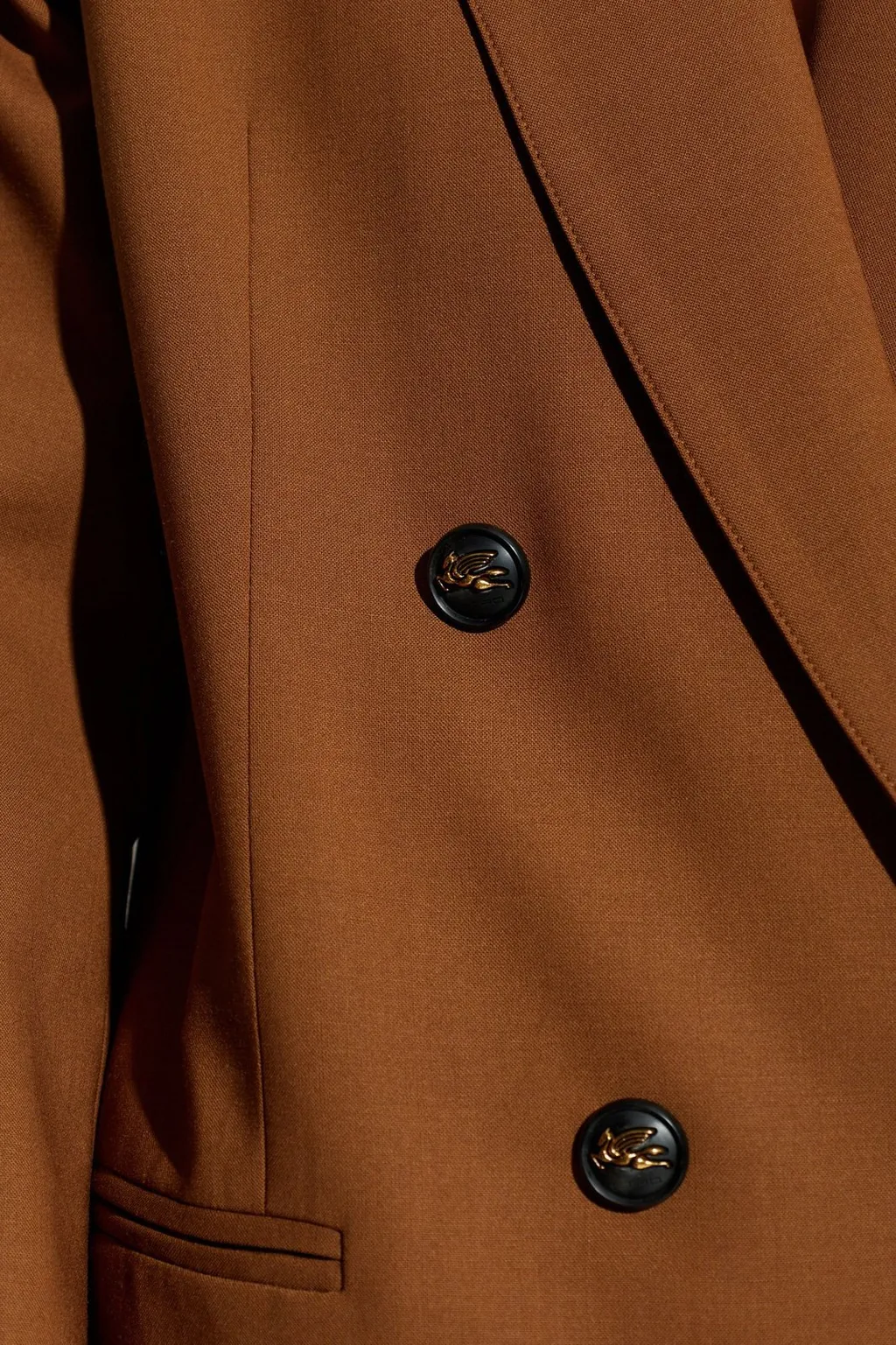 Double-Breasted Long Sleeved Blazer