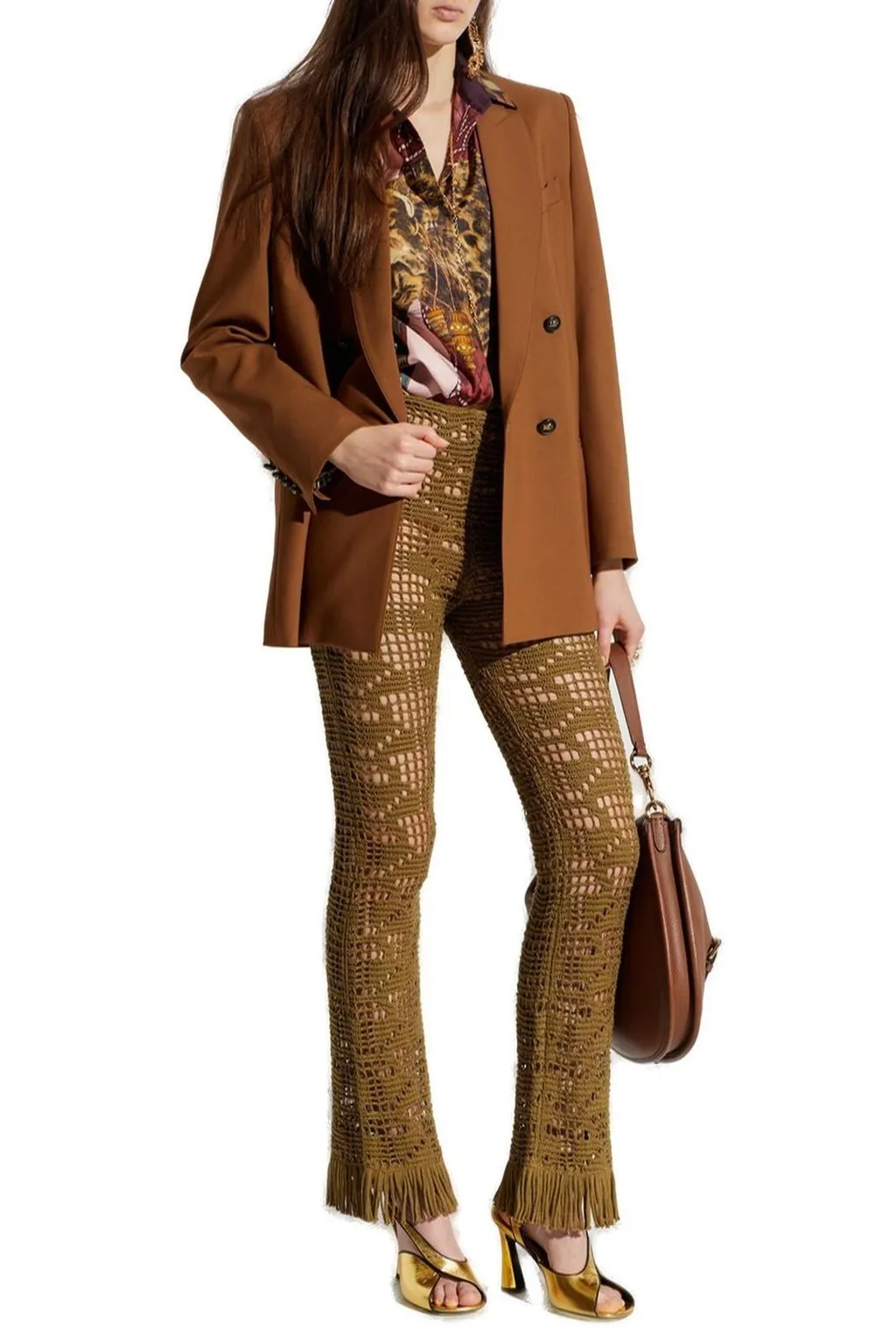 Placed Print Long Shirt