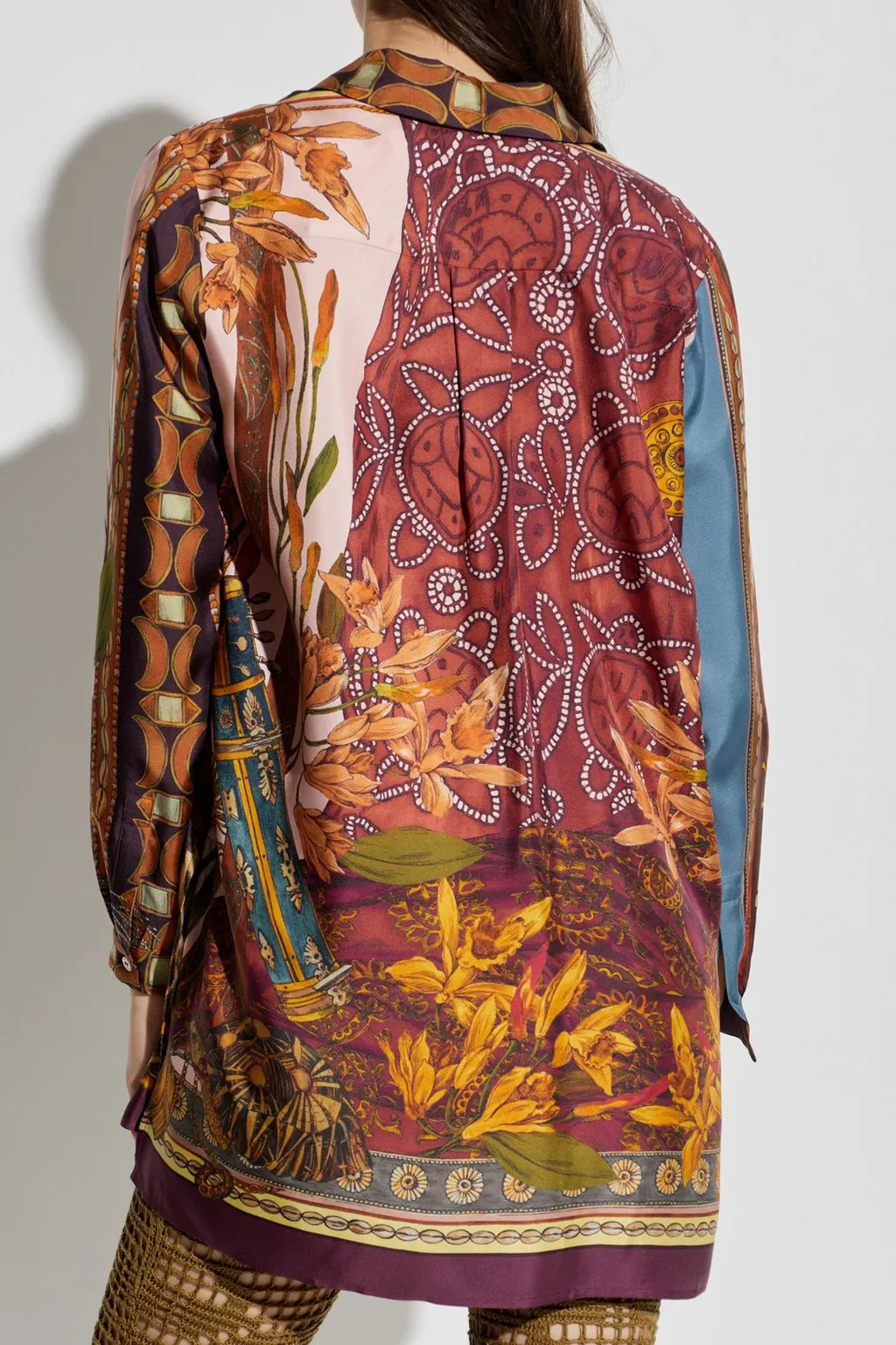 Placed Print Long Shirt