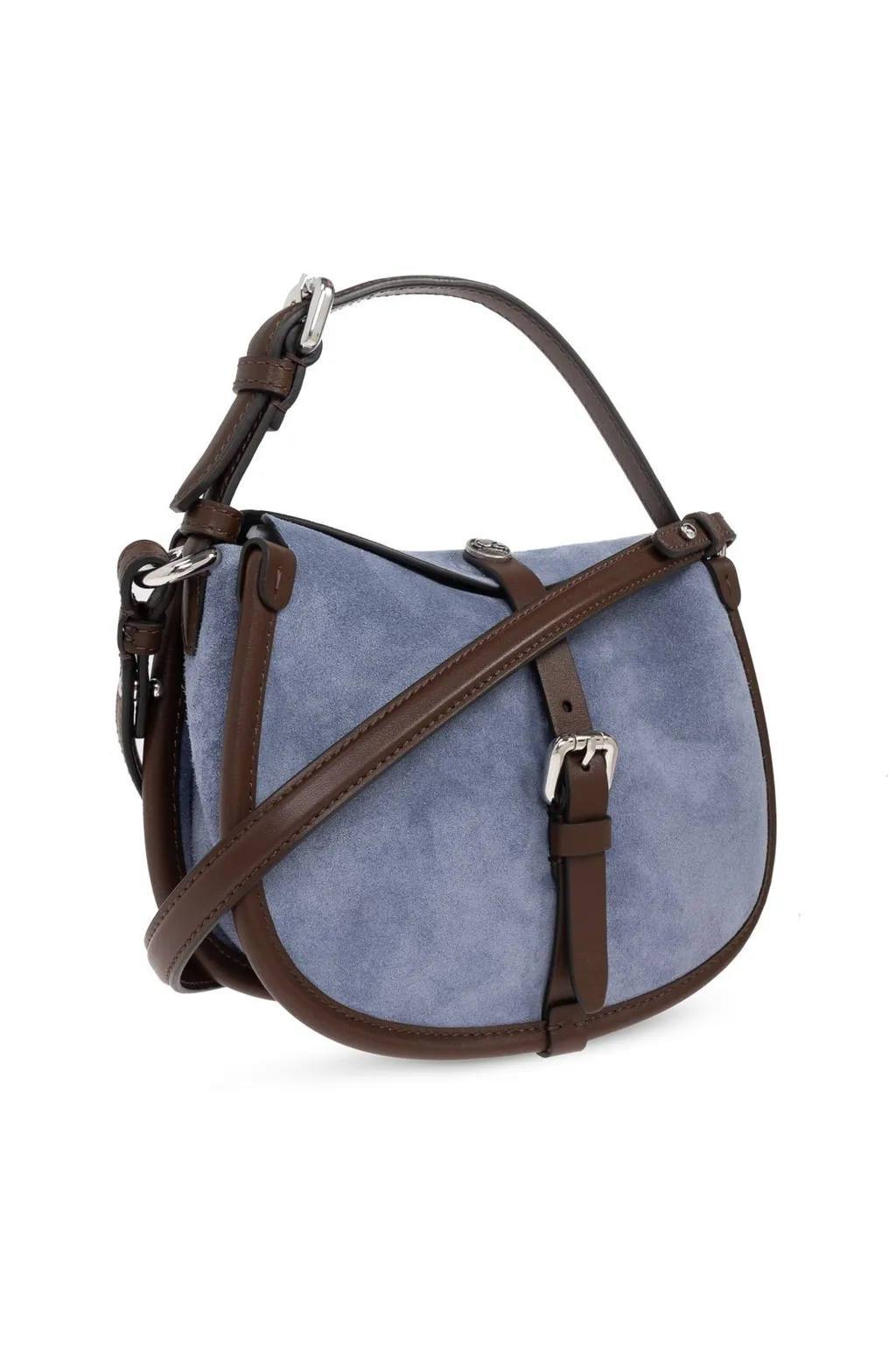 Small Buckle-Fastening Shoulder Bag