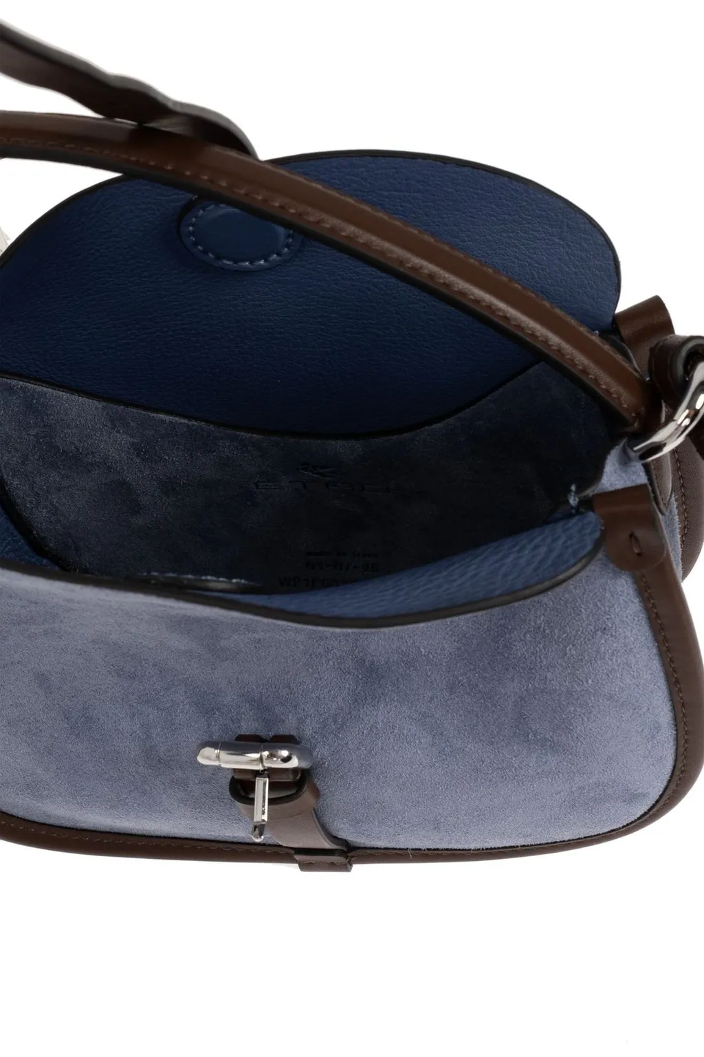 Small Buckle-Fastening Shoulder Bag