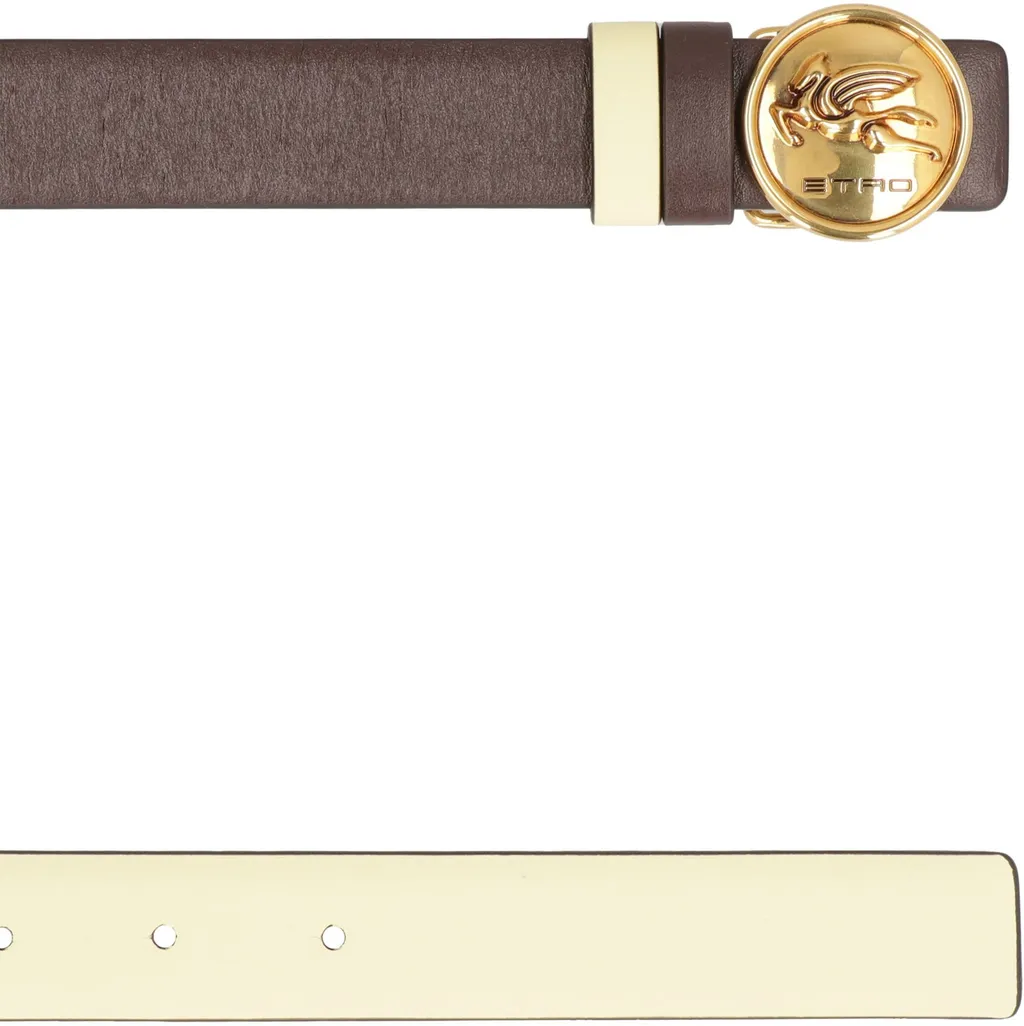 Pegaso-Plaque Reversible Buckle Belt