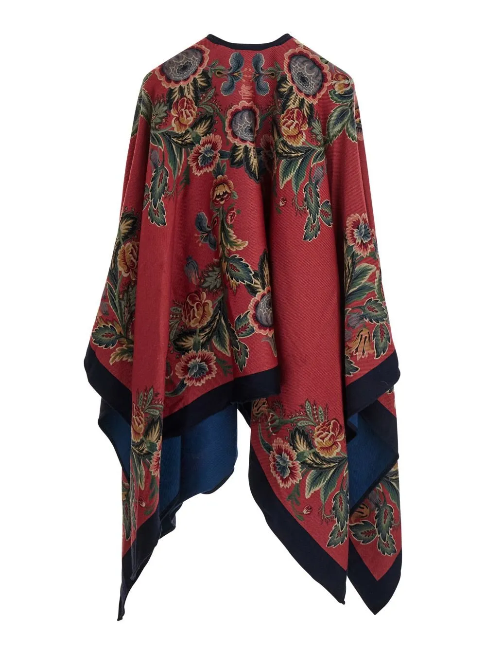 Floral Printed Oversized Cape