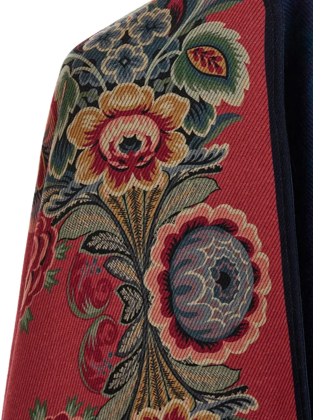 Floral Printed Oversized Cape