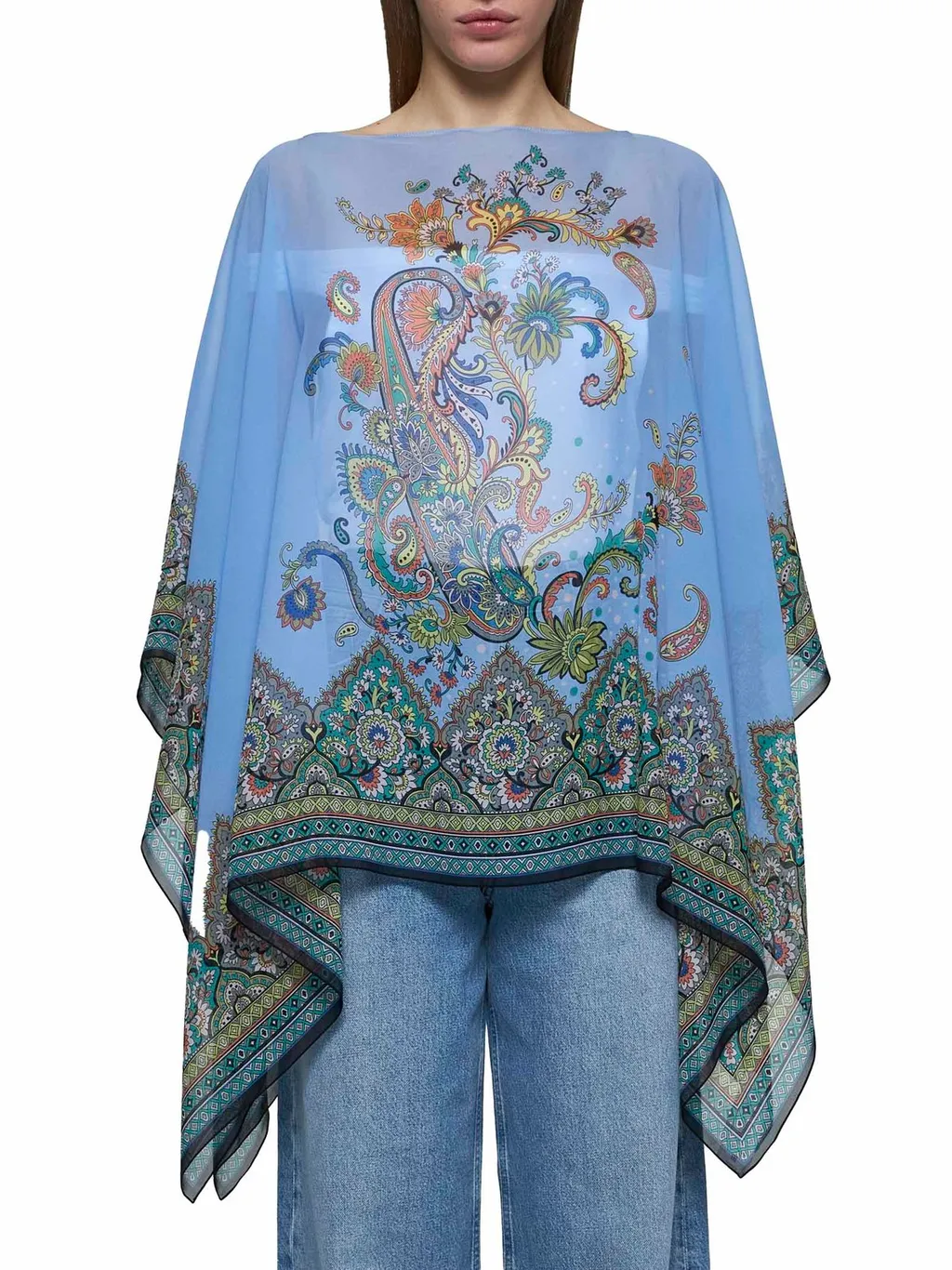 Paisley Printed Cape