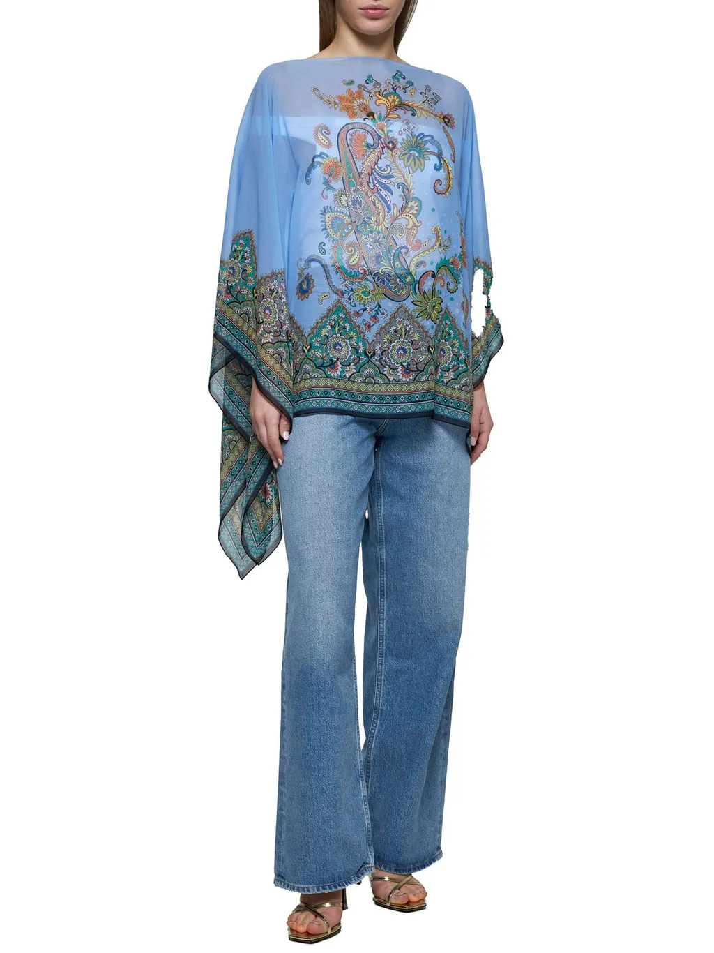 Paisley Printed Cape