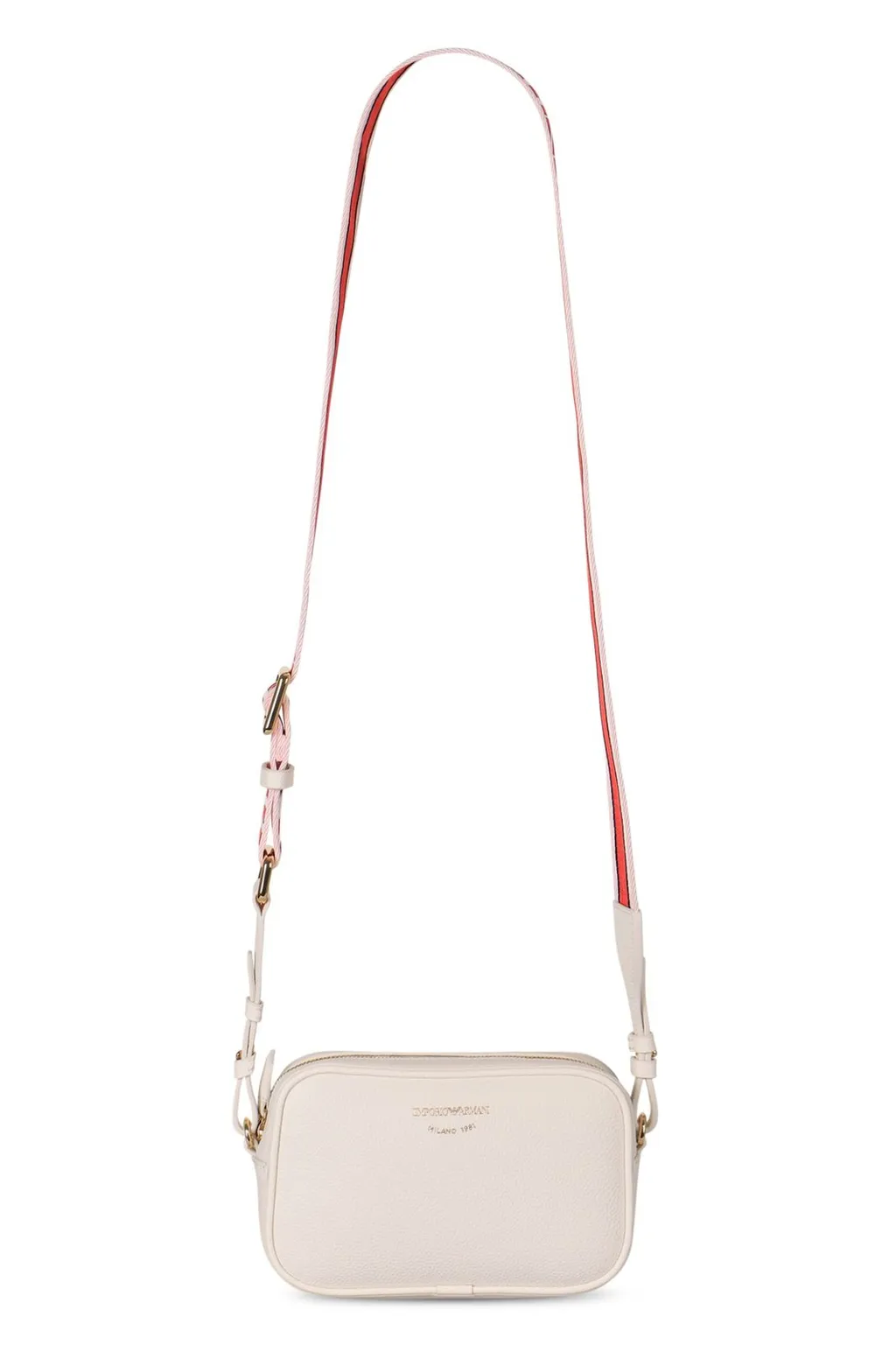 Logo Detailed Zip-Up Crossbody Bag