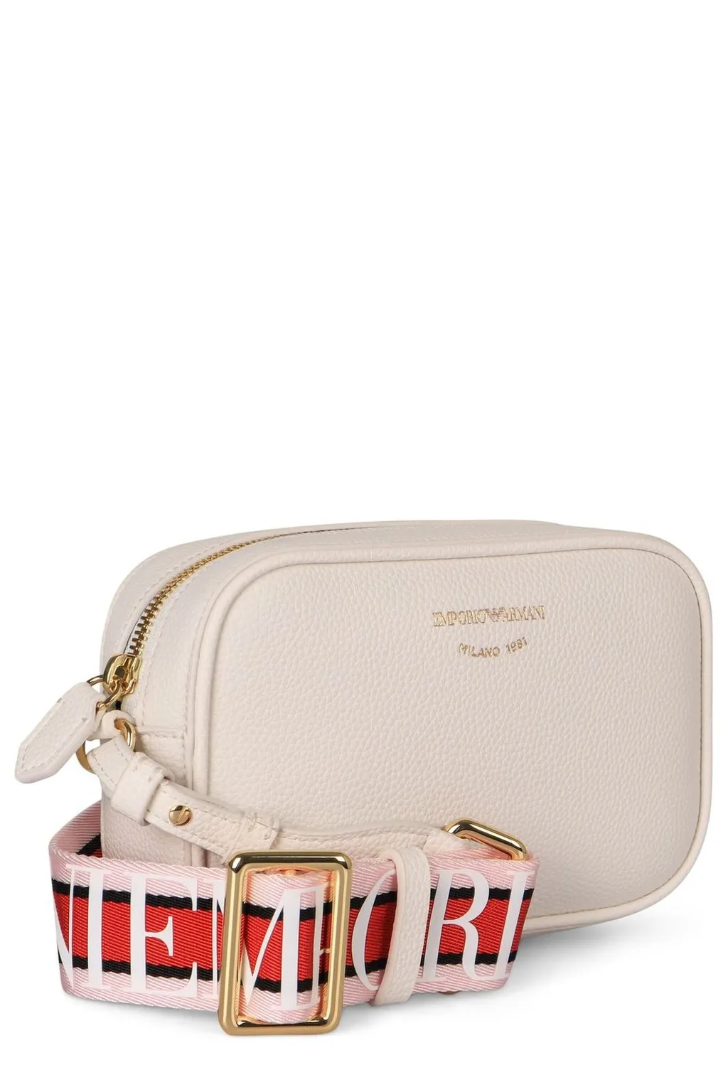 Logo Detailed Zip-Up Crossbody Bag