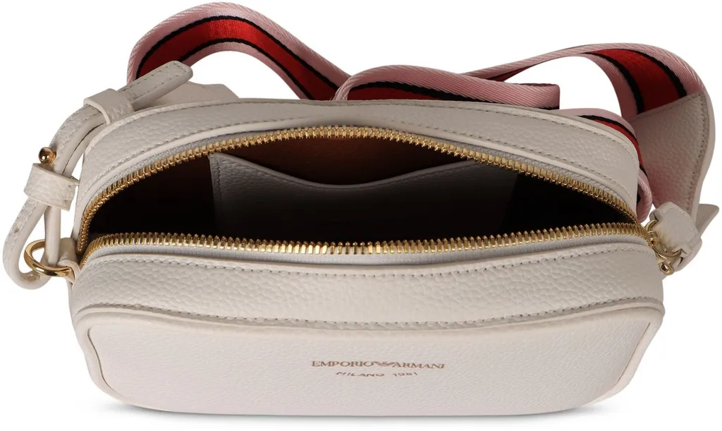 Logo Detailed Zip-Up Crossbody Bag