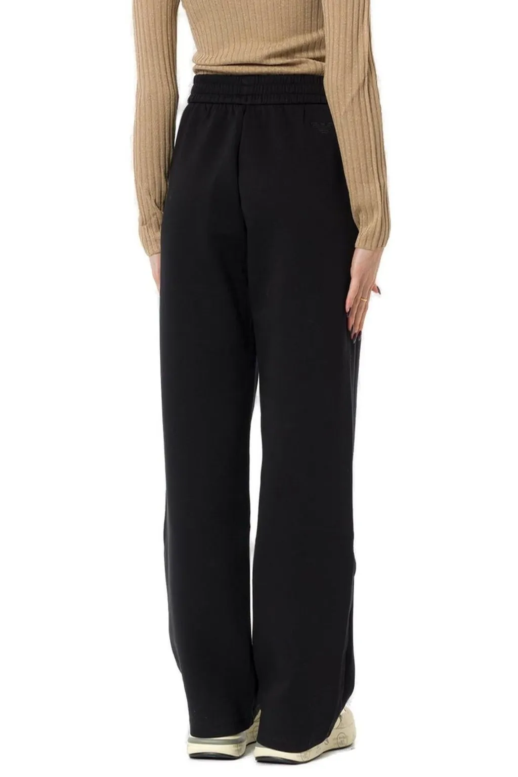High Waist Straight Hem Pants