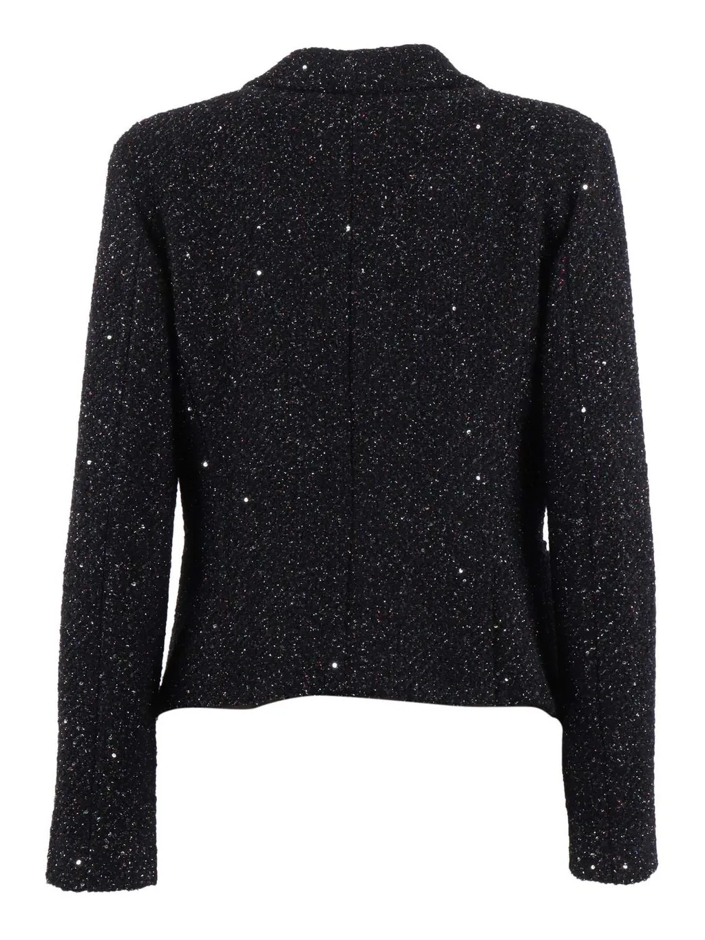 Lurex Detailed Single Breasted Jacket