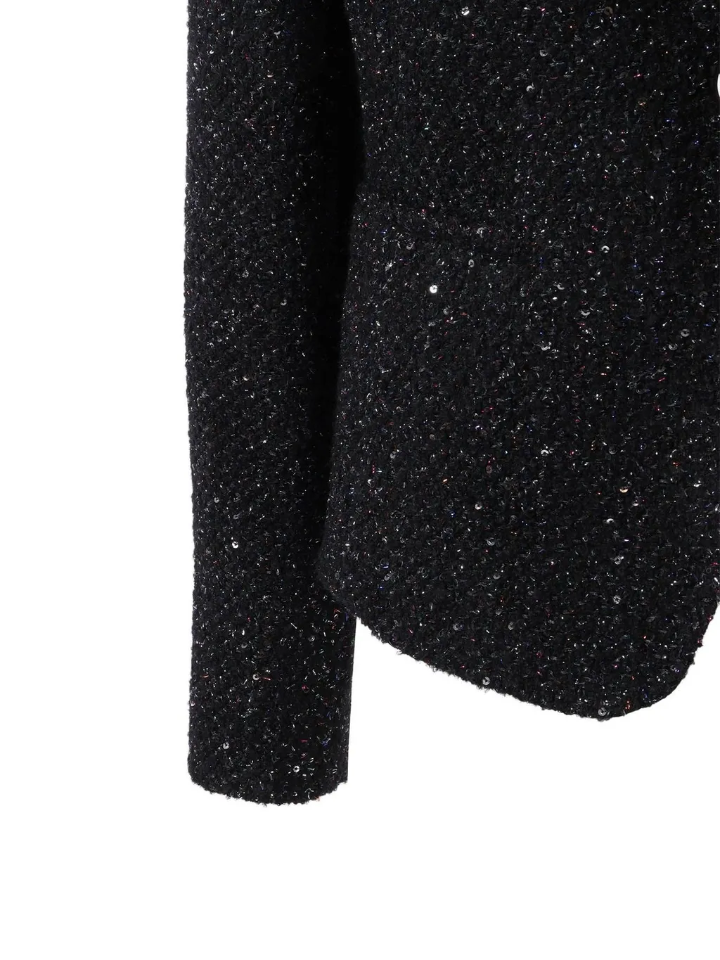 Lurex Detailed Single Breasted Jacket