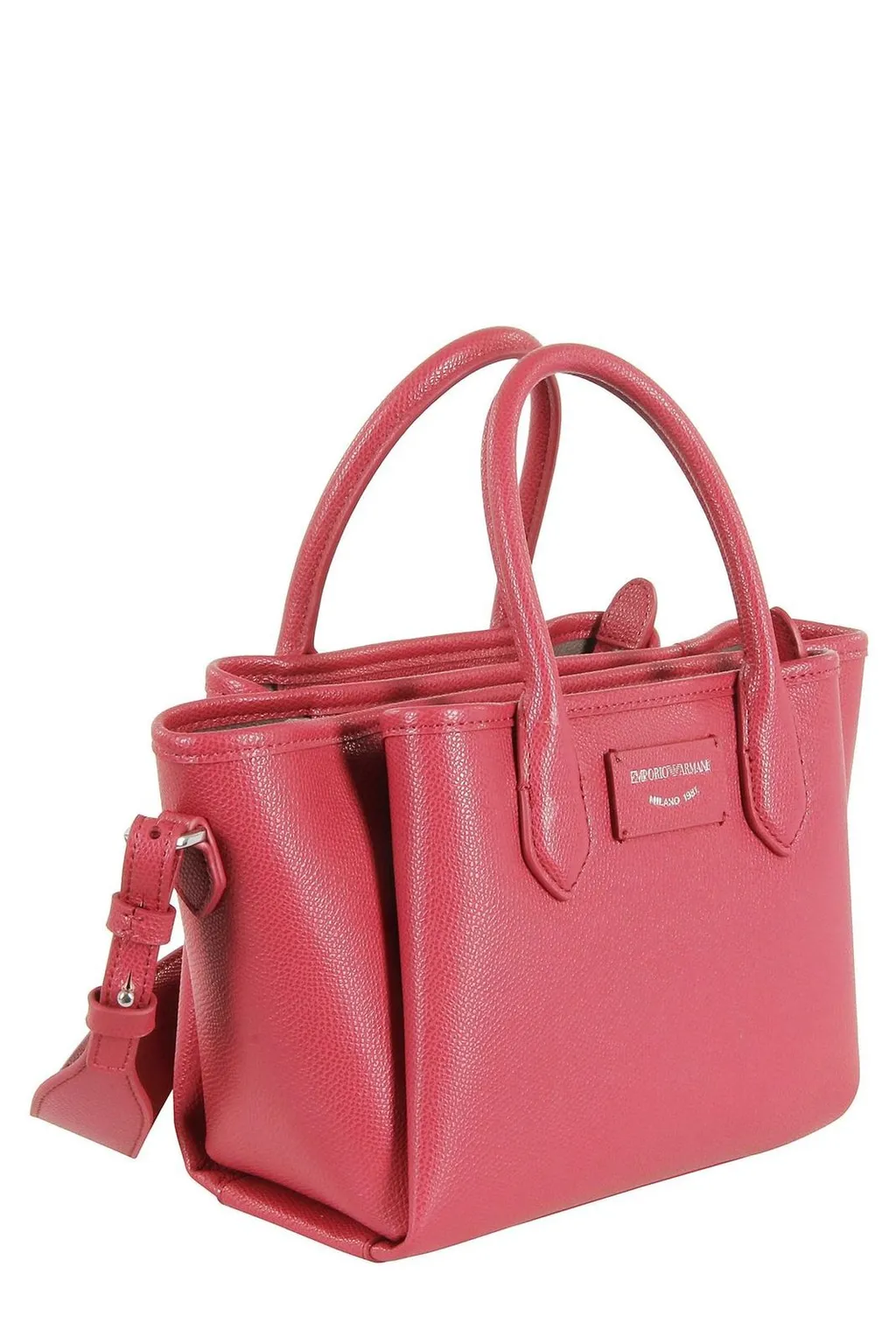 Logo Patch Top Handle Bag