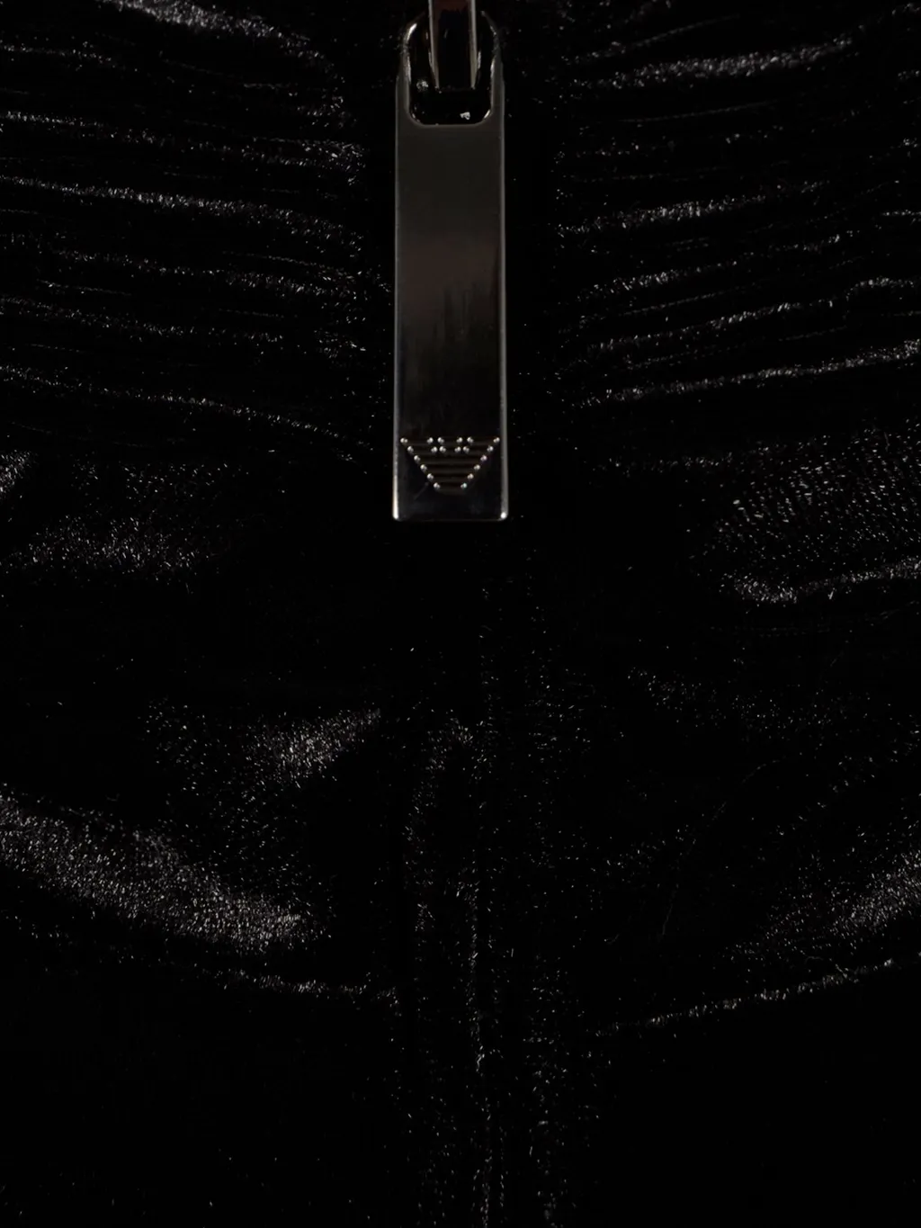 Zip-Up Velvet Hoodie