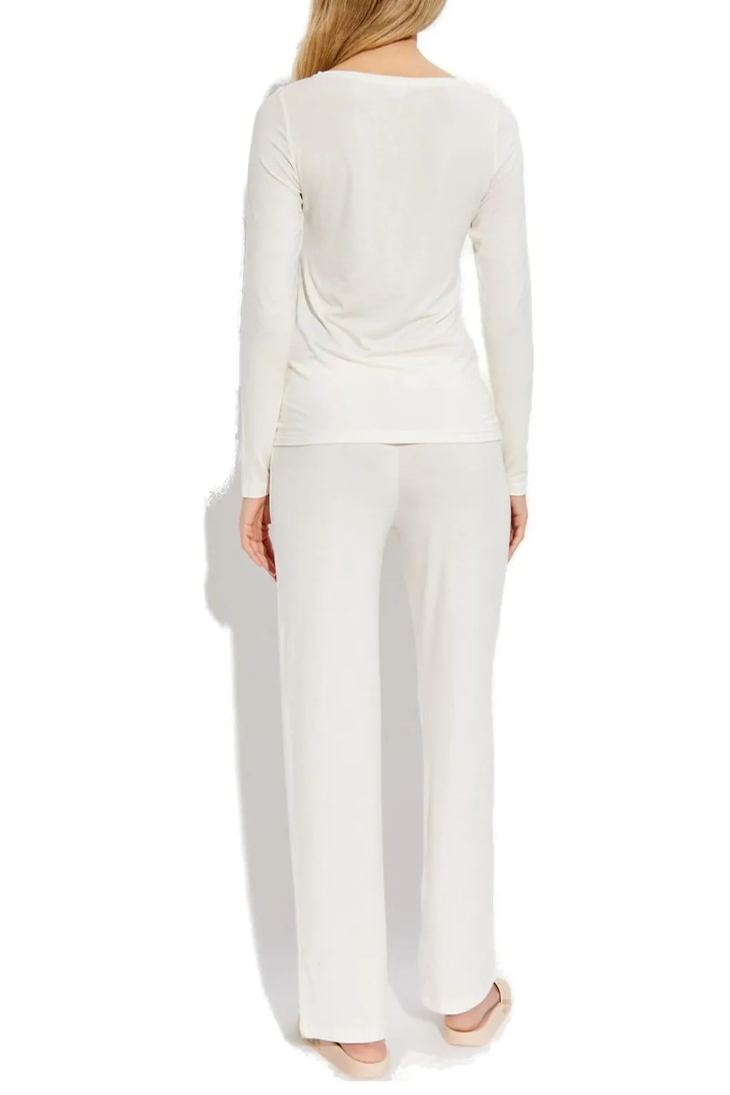 Logo Embellished Pajama Set