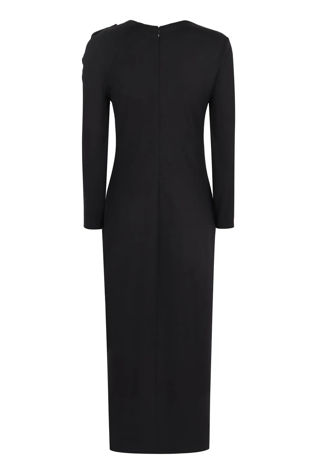 Long-Sleeved Midi Dress